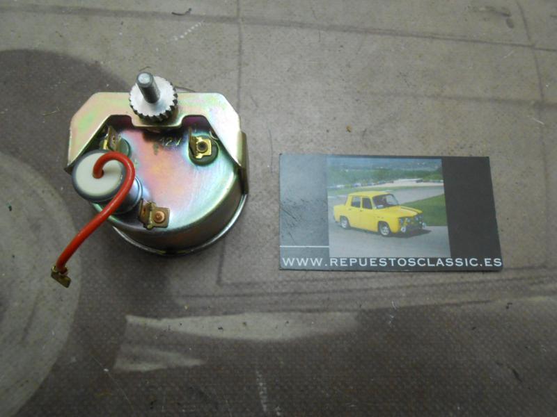 CK287 RELOJ INDICADOR TEMPERATURA ACEITE SEAT, RENAULT, SIMCA, TALBOT, CITROEN Y OTROS 12v , VEGLIA 444355 , DIAMETRO 52mm