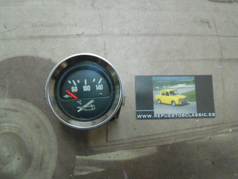 CK288 RELOJ INDICADOR TEMPERATURA ACEITE SEAT, RENAULT, SIMCA, TALBOT, CITROEN Y OTROS 12v , AST 900783 , DIAMETRO 52mm