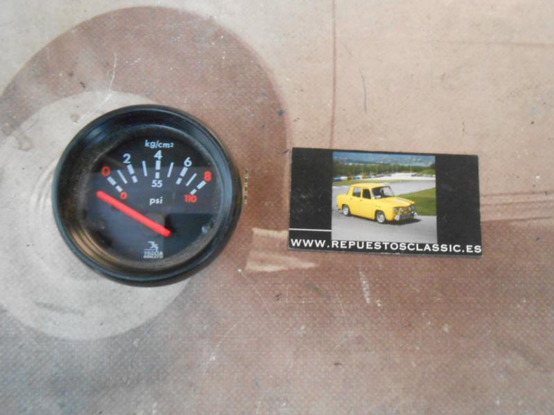 CK297 RELOJ INDICADOR PRESION ACEITE 24v, 8 Kg, VEGLIA 116446049902 DIAMETRO 52mm