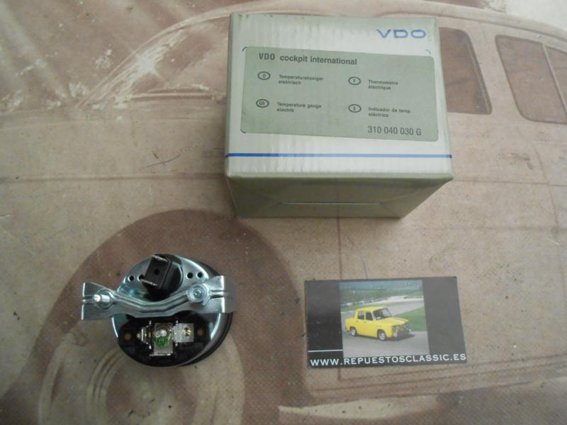 CK324 RELOJ REDONDO TEMPERATURA , VDO 310040030, 24v , DIAMETRO 52mm