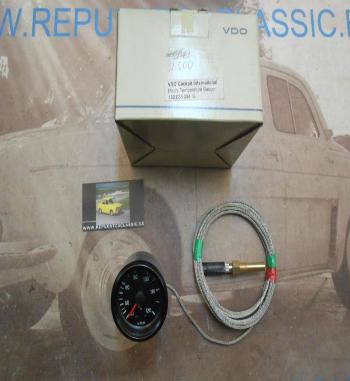 CK327 RELOJ TEMPERATURA AGUA CON SONDA 120 ºC , VDO 180035004 ( DIAMETRO 52mm CABLE 3m )