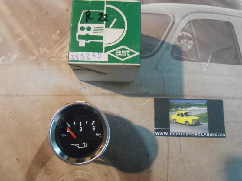 CK337 RELOJ REDONDO PRESION ACEITE AST 355245 , 6 Kg/cm2 , 52mm