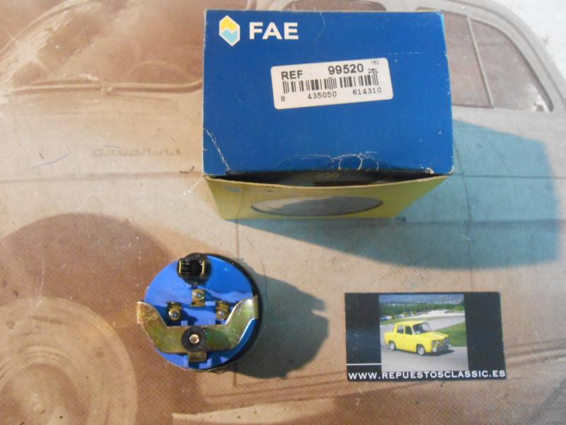 CK342 RELOJ REDONDO PRESION ACEITE FAE 99520 , 12v , 52mm , 6 BAR