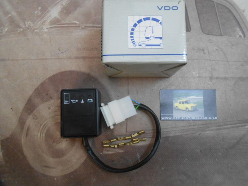 CK353 MODULO TESTIGO LUCES CONTACTO, ACEITE, TEMPERATURA Y BATERIA , VDO X10236/003/001