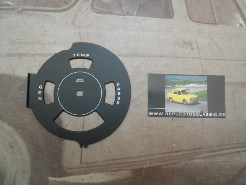 CK374 PLACA MARCADOR CUADRO LUCES SEAT 127 1ª SERIE , VEGLIA