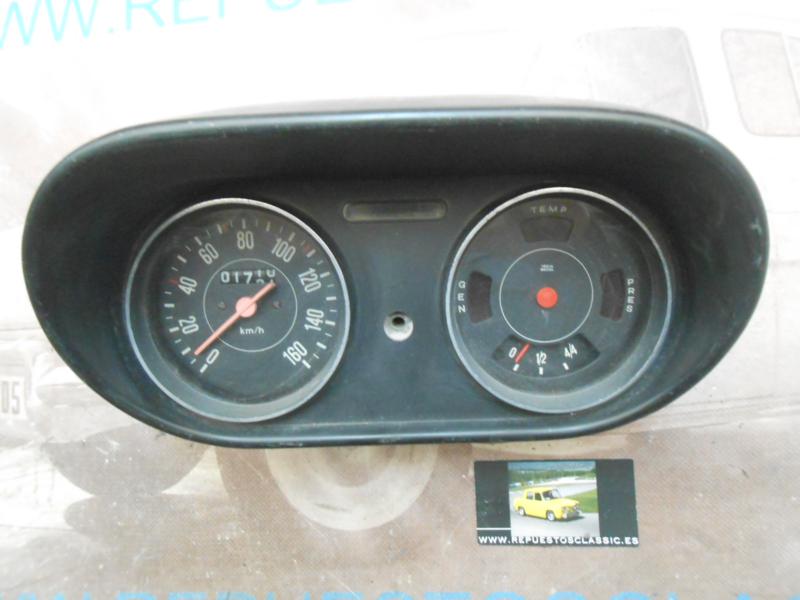 CK377 CUADRO LUCES CUENTAKILOMETROS SEAT 127 1ª SERIE DE OCASION EN BUEN ESTADO , VEGLIA