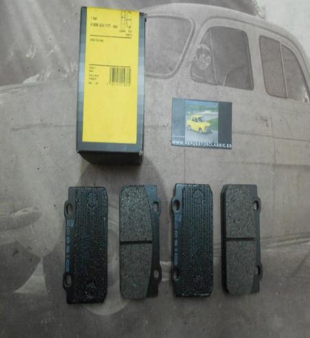 17BOSCH 0986424117 JUEGO PASTILLAS FRENO DELANTERO ALFA ROMEO 33, SPRINT, ARNA (920) , ESPESOR 15mm