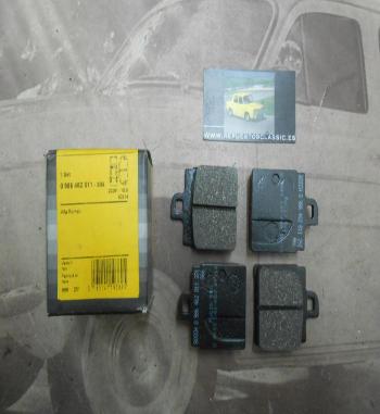 19BOSCH 0986462811 JUEGO PASTILLAS FRENO TRASERO ALFA ROMEO ALFASUD, SPRINT, ESPESOR 15mm