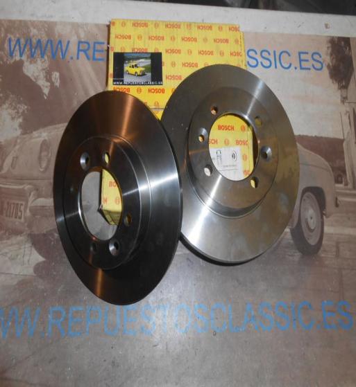 BOSCH 0986478517 JUEGO DISCOS FRENO DELANTERO FIAT BRAVO II, CROMA I, LANCIA THEMA , 257,5mm