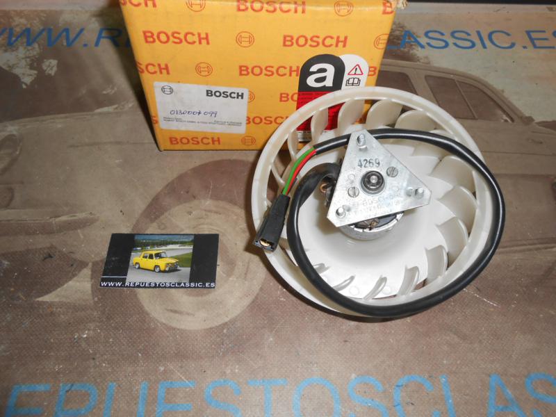 137P2 BOSCH 0130007099 MOTOR ELECTRICO VENTILADOR CALEFACCION HABITACULO 12v