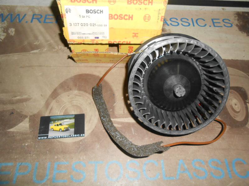 141P2 BOSCH 3137020021 MOTOR ELECTRICO VENTILADOR CALEFACCION HABITACULO VOLKSWAGEN GOLF III , VENTO 91->98