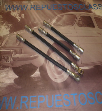 SI002KIT JUEGO LATIGUILLOS DE FRENO SEAT 600 L, 850, 133 FRENOS TAMBOR