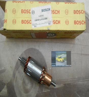 302P3 BOSCH 1004012450 INDUCIDO MOTOR DE ARRANQUE CITROEN CX 2.5TD , FIAT TEMPRA 1.9D , PEUGEOT 505 D Y OTROS