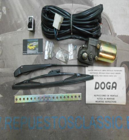 LIM02 CONJUNTO MOTOR LIMPIAPARABRISAS TRASERO ADAPTABLE SEAT PANDA DOGA 144102620D4