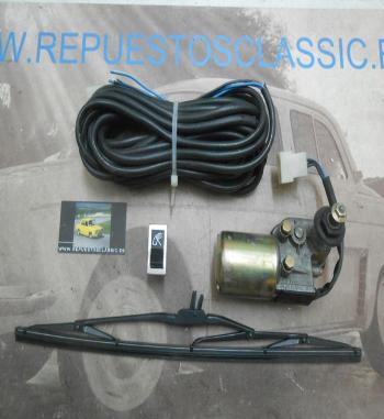 LIM03 CONJUNTO MOTOR LIMPIAPARABRISAS TRASERO ADAPTABLE PEUGEOT 205 , DOGA 144103320D4