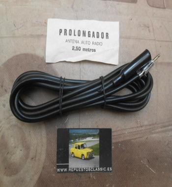 RAD24 PROLONGADOR CABLE ANTENA RADIO COCHE 2,50m