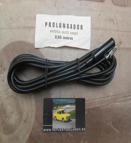 RAD24 PROLONGADOR CABLE ANTENA RADIO COCHE 2,50m