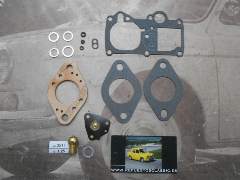 83 RE-7 SUPER KIT REPARACION CARBURADOR ZENITH IF RENAULT SUPERCINCO