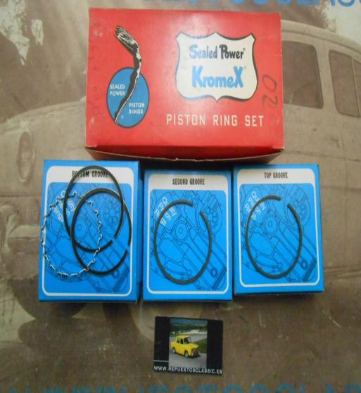 SEG27 JUEGO SEGMENTOS 4 PISTONES 84mm PEUGEOT 504 MOTOR 1796 cc , 1,5x2x4mm , KROMEX