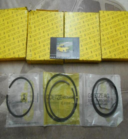 SEG37 JUEGO SEGMENTOS 4 PISTONES 73mm SEAT 124, 128, 1200 SPORT, RITMO/RONDA 65 MOTOR 1197cc , GOETZE