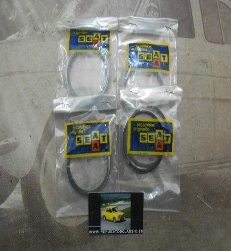 SEG43 JUEGO SEGMENTOS 4 PISTONES 80,1mm SEAT 124, 128, 131, RITMO/RONDA, 127 FURA CRONO MOTOR 1438cc ORIGEN SEAT