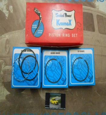 SEG48 JUEGO SEGMENTOS 4 PISTONES 84mm SEAT 124 SPORT, 132 , 131 1800 - 1756cc SEAT 131/132 2000 - 1995cc , KROMEX
