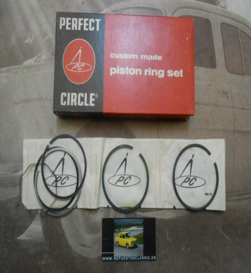 SEG61 JUEGO SEGMENTOS 4 PISTONES OPEL 87mm, PERFECT CIRCLE , 2x2x5mm