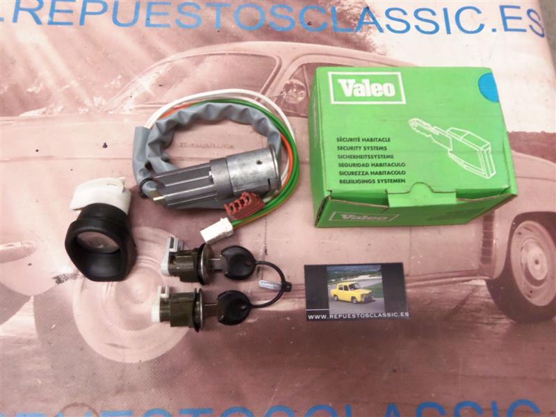 252232 KIT COMPLETO BOMBINES PUERTA Y MALETERO Y CLAUSOR ANTIRROBO PEUGEOT 205