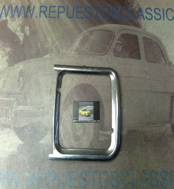 BI62 MOLDURA METALIZADA CERQUILLO BISEL FARO IZQUIERDO RENAULT 6 2ª SERIE