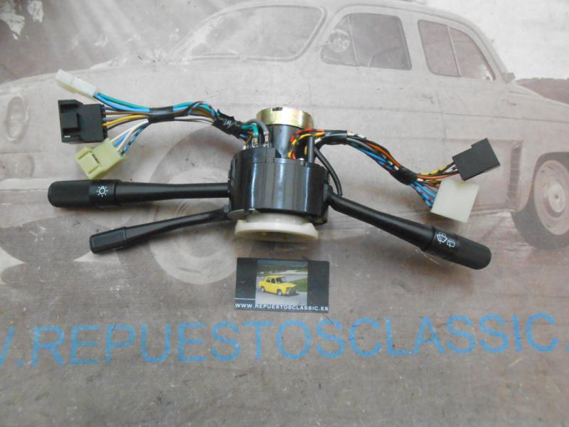 1112497 MANDO LUCES INTERMITENTES Y LIMPIA FIAT CROMA 90-> COLOR NEGRO