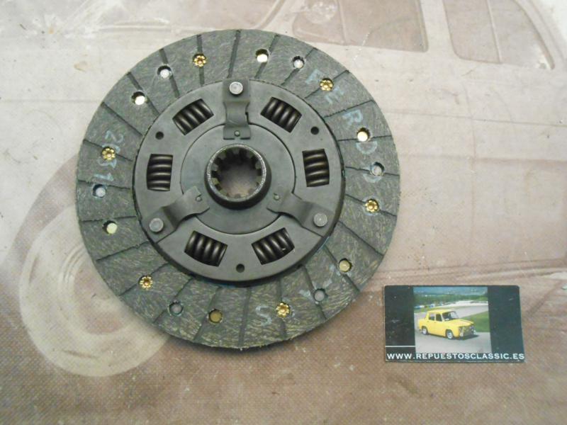 DE94 DISCO EMBRAGUE SAVA J4 /5730 1.5 (->4/72) 229mm 10 DIENTES LAUR 9-48
