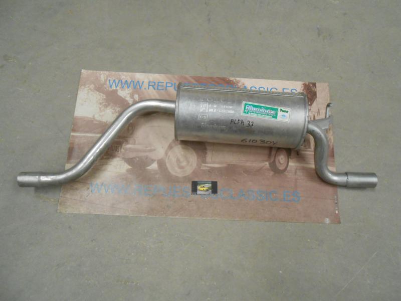 610304 P4 SILENCIOSO TRASERO ALFA ROMEO 33 1.5/1.7 , ALFASUD SPRINT 1.7 86-> WALKER 70704