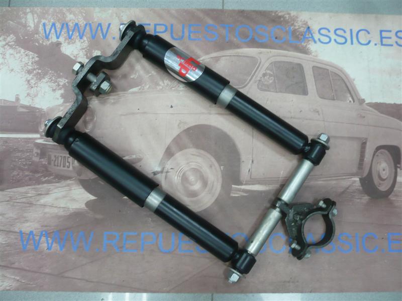 AM01 KIT DOBLE AMORTIGUACION RENAULT 8, 10 ALPINE A110 CON 4 AMORTIGUADORES COMPETICION DE LA COPA GAS-ACEITE