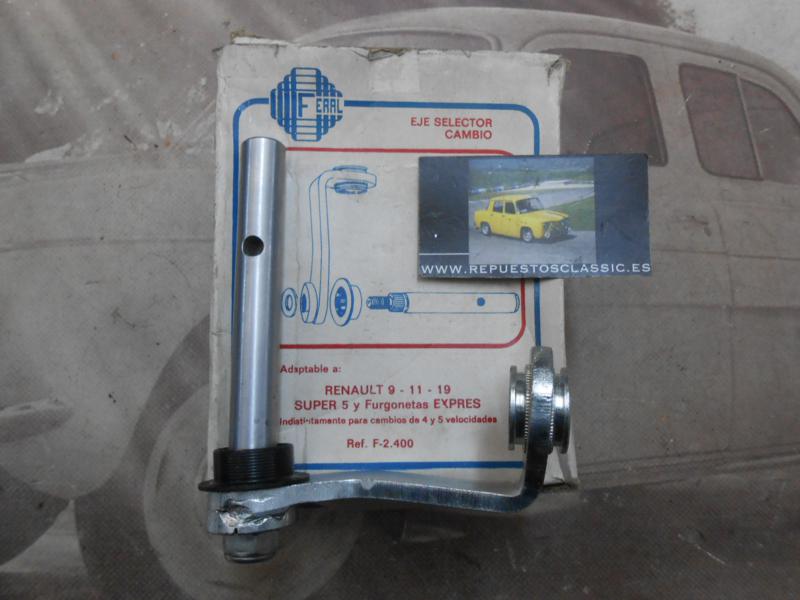 RR04 EJE SELECTOR CAMBIO RENAULT 9 , 11 , 19 , SUPERCINCO , EXPRESS 4/5 VELOCIDADES