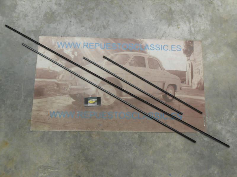 MOL168 KIT MOLDURAS JUNQUILLOS INTERIORES LUNETA TRASERA RENAULT 21 3P 86-> REF. 7701202559