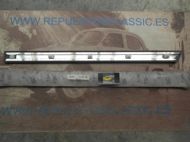 MOL181 MOLDURA PUERTA TRASERA DERECHA MERCEDES W124 , S124 ->89 REF. 1246901462