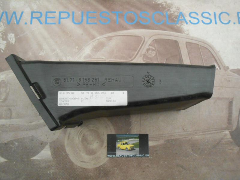 RR11 CONDUCTO IZQUIERDO VENTILACION FRENO PARAGOLPES DELANTERO ESTANDAR BMW E36 REF. 51718156251