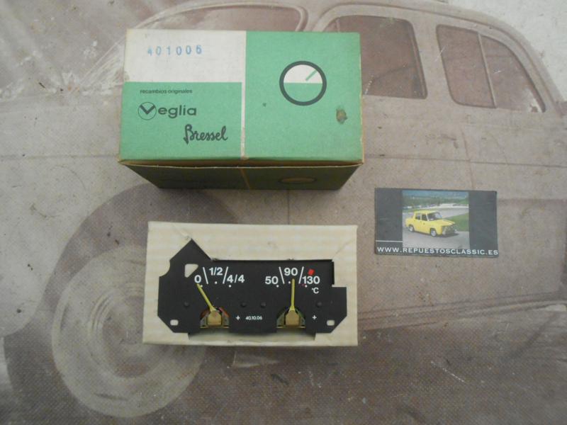 CK429 CONJUNTO RELOJ TEMPERATURA MOTOR Y NIVEL COMBUSTIBLE SEAT 131   , VEGLIA 401006