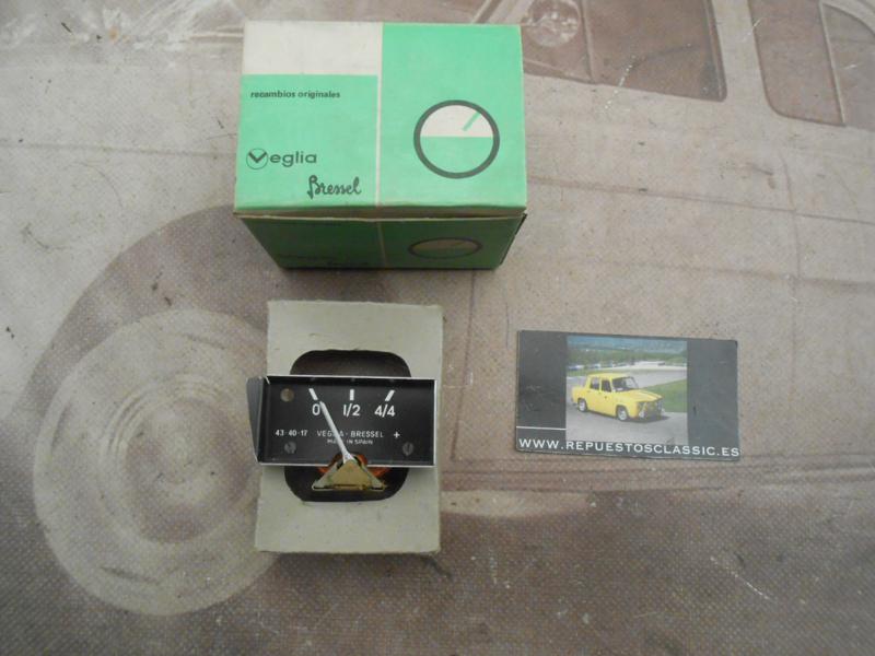 CK432 RELOJ INDICADOR NIVEL COMBUSTIBLE SEAT 850 COUPE , SPORT COUPE , VEGLIA 434017