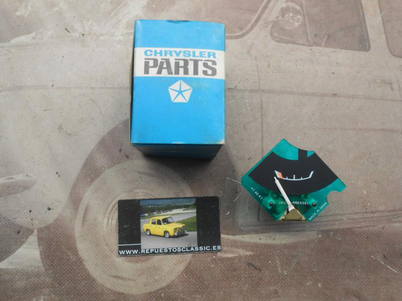 CK439 RELOJ INDICADOR NIVEL COMBUSTIBLE SIMCA 1200 (928) LS/GLS (SERIE 6/7) VEGLIA 434043