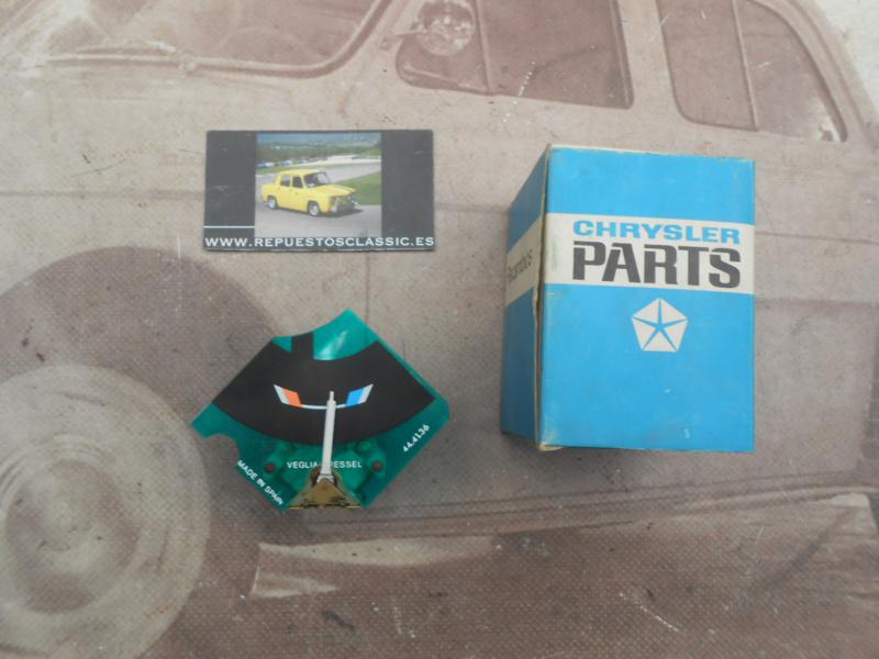 CK457 RELOJ INDICADOR TEMPERATURA MOTOR SIMCA 1200 LS SERIE 6/7/9, GLS SERIE 6/11 , VEGLIA 444136