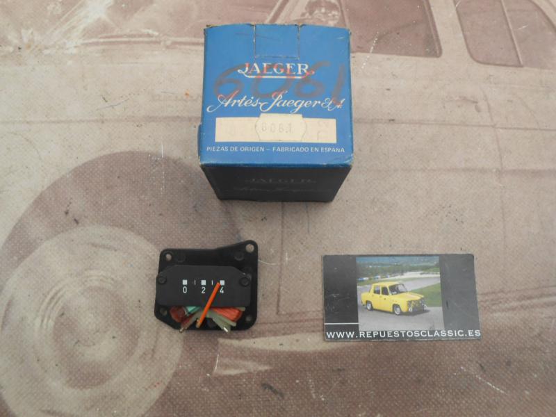CK517 RELOJ INDICADOR NIVEL COMBUSTIBLE RENAULT 8, 10 , JAEGER 6061