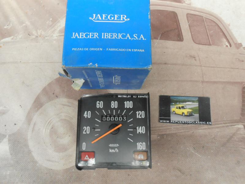 CK522 VELOCIMETRO CUENTAKILOMETROS RENAULT 5 1ª SERIE , JAEGER 6408 ORG. 7702038508