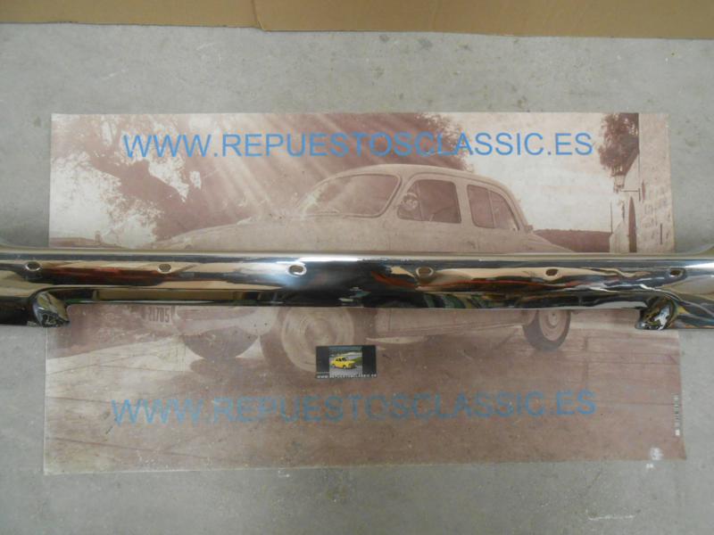 PAR112 PARAGOLPES TRASERO, REAR BUMPER FORD TAUNUS COUPE MKI, ORIGINAL FORD CON AGUJEROS PARA MOLDURA GOMA