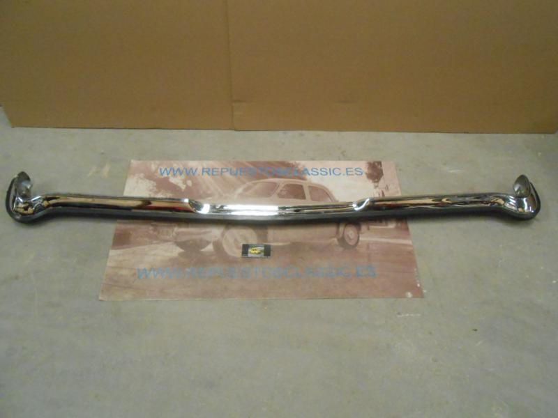 PAR114 PARAGOLPES TRASERO, REAR BUMPER FORD TAUNUS MKI, CORTINA MKIII CON MOLDURA GOMA , ORIGINAL FORD