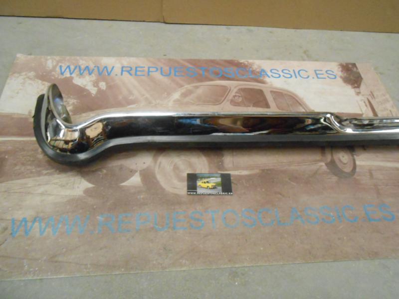PAR114 PARAGOLPES TRASERO, REAR BUMPER FORD TAUNUS MKI, CORTINA MKIII CON MOLDURA GOMA , ORIGINAL FORD