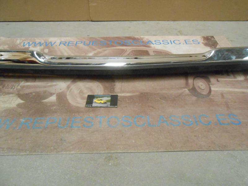 PAR114 PARAGOLPES TRASERO, REAR BUMPER FORD TAUNUS MKI, CORTINA MKIII CON MOLDURA GOMA , ORIGINAL FORD