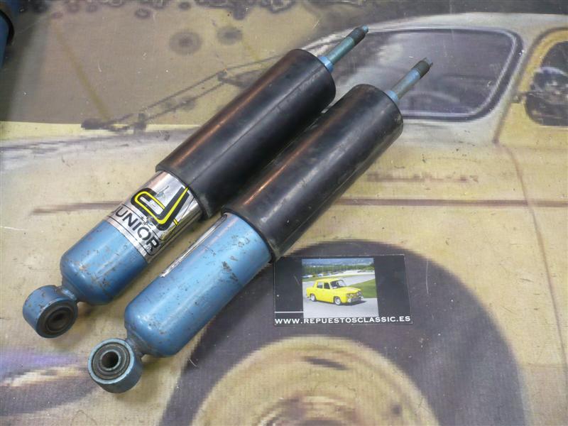AM350 P2 JUEGO AMORTIGUADORES TRASEROS REFORZADOS JUNIOR RENAULT DAUPHINE, GORDINI, RENAULT 10, 8 PRIMERA SERIE
