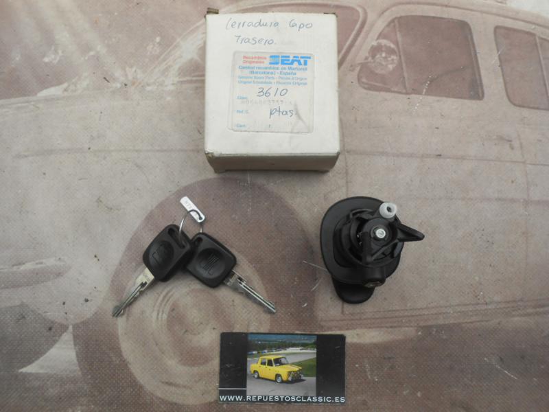 CM69 CERRADURA MALETERO CON LLAVES SEAT IBIZA MKII, CORDOBA MKI 93-> , ORIGEN SEAT REF. 6K0827571