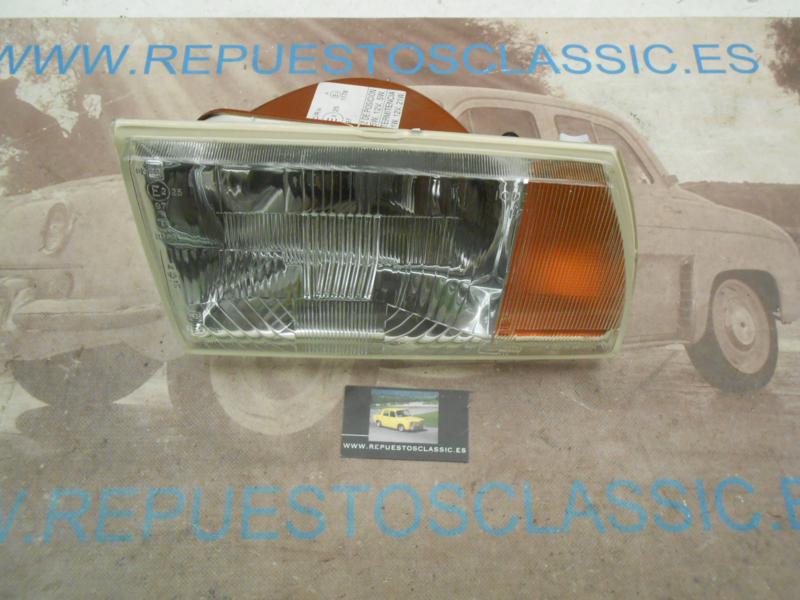 IC180P7+PV1N2 FARO IZQUIERDO H4 CITROEN VISA, C15 ->89 CON INTERMITENTE , VALEO 061794